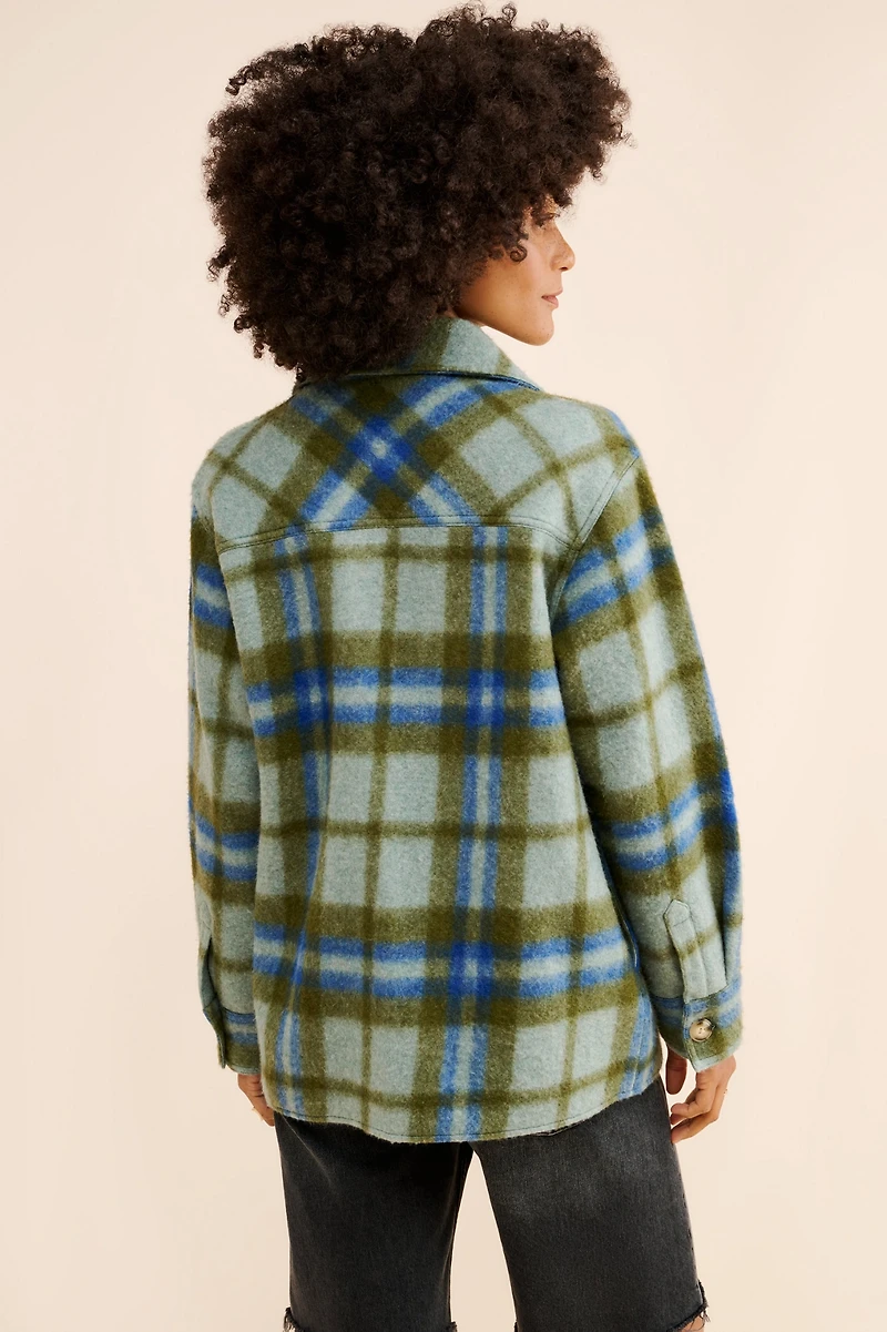 Faherty Cotswold Wool Blend Shirt Jacket