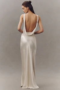 BEC + BRIDGE Cowl-Neck Maxi Dress