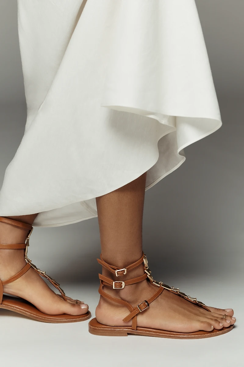 Cecelia New York Crystal Ankle-Strap Sandals