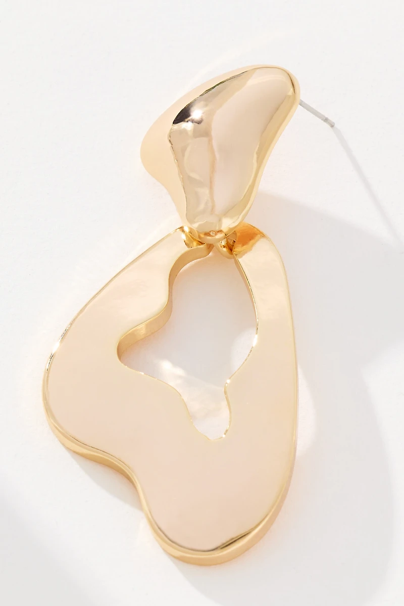 Asymmetric Cutout Earrings