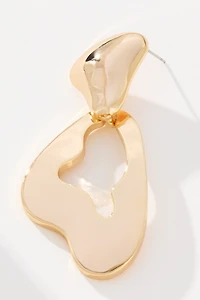 Asymmetric Cutout Earrings