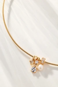 Delicate Crystal Collar Necklace