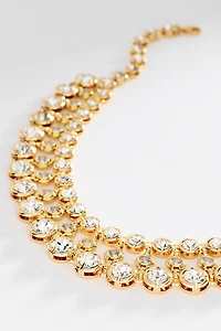 Chunky Layered Crystal Necklace