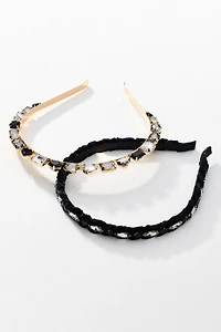 Gemstone Headbands, Set of 2