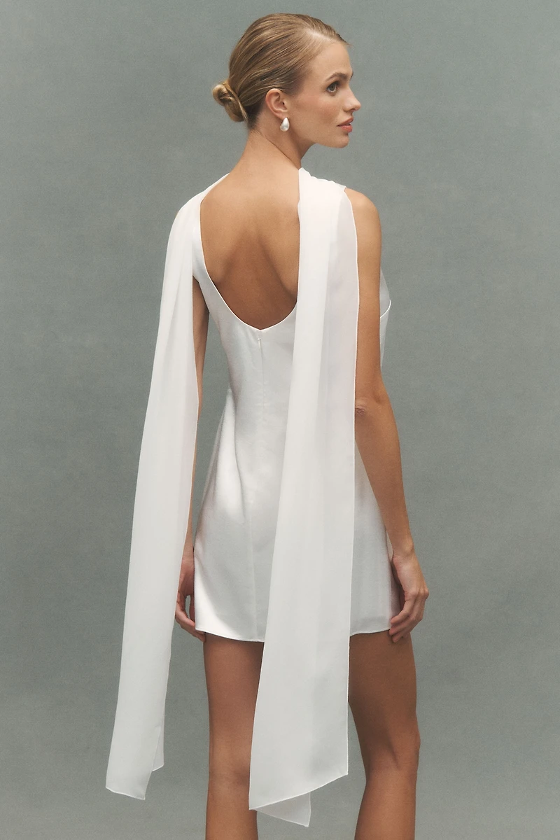 Mare Scarf Satin Mini Dress