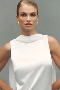 Mare Scarf Satin Mini Dress