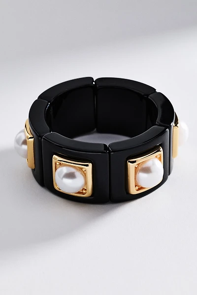 Chunky Pearl Cuff Bracelet