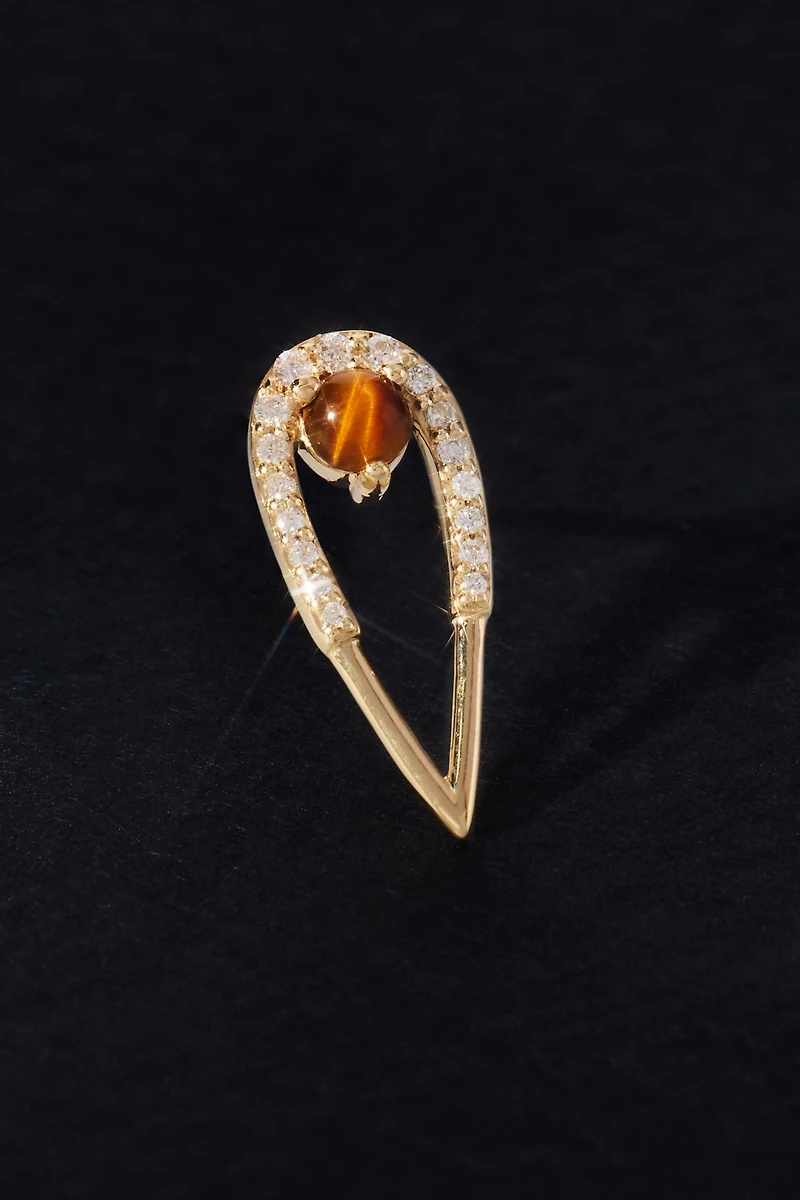 Eden Presley Medium Peacock Stud Earrings