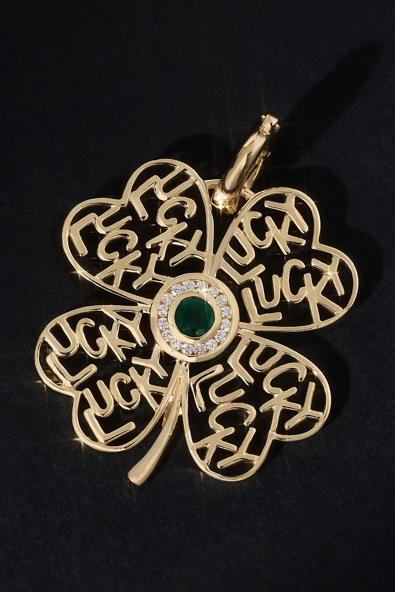 Eden Presley I Feel Lucky Pendant Charm