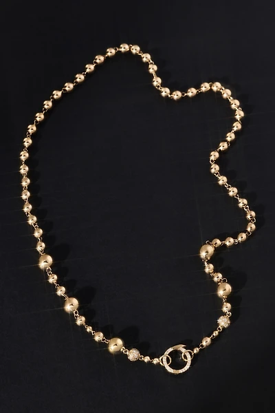 Eden Presley Mardi Gras Mixed Bead Necklace