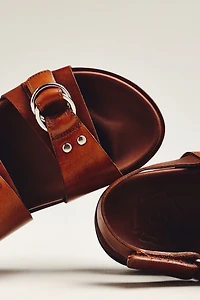 Grenson Davina Double-Strap Buckle Sandals