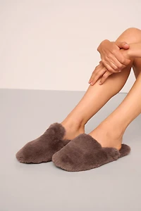 Eberjey Plush Slide Slippers