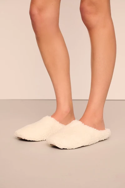 Eberjey Sherpa Fleece Slide Slippers