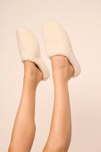 Eberjey Sherpa Fleece Slide Slippers
