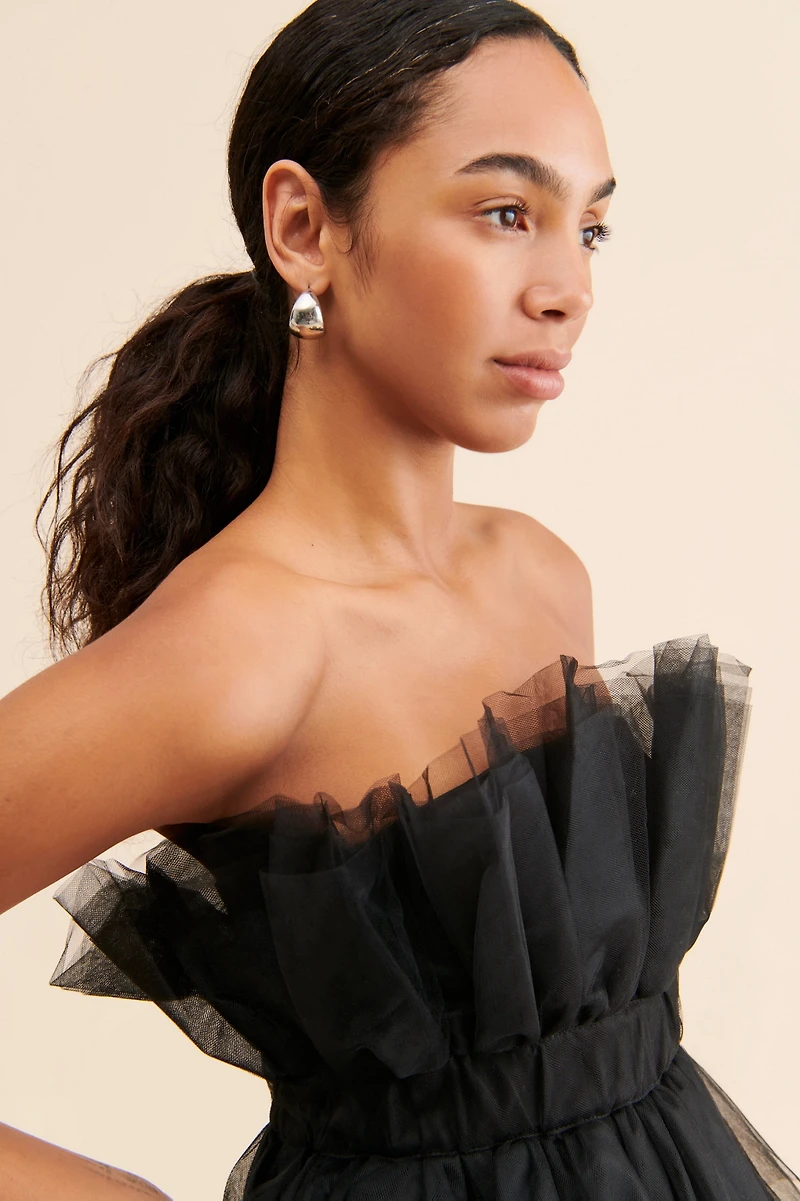 Mable Tulle Tube Top