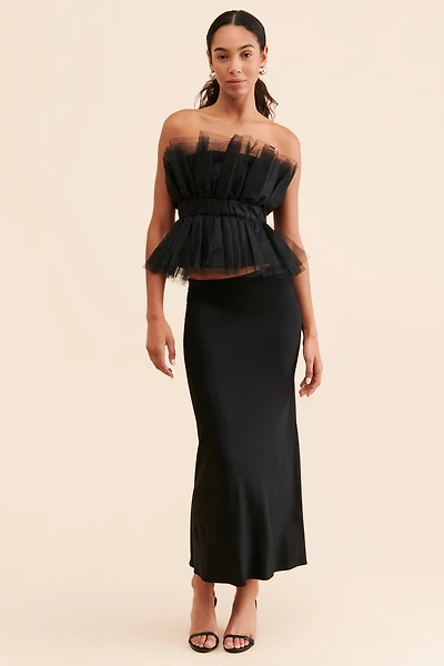 Mable Tulle Tube Top