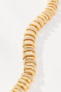 Linked Bead Short Necklace