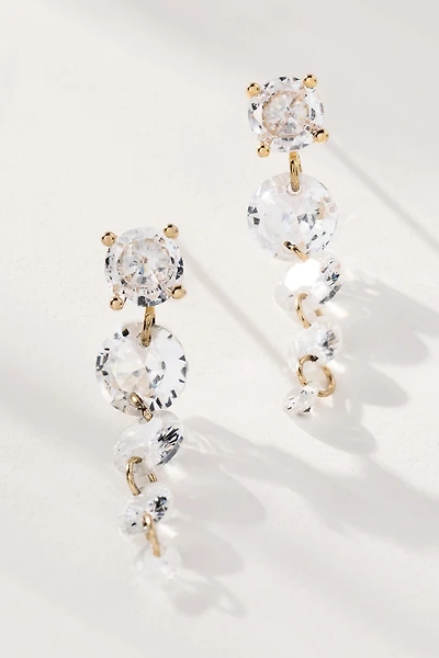 Chunky Crystal Drop Earrings