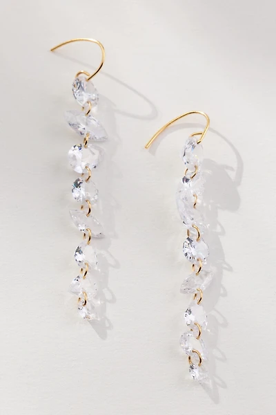 Drippy Crystal Chandelier Earrings