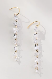 Drippy Crystal Chandelier Earrings