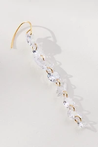 Drippy Crystal Chandelier Earrings