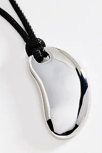 Bean Pendant Cord Necklace