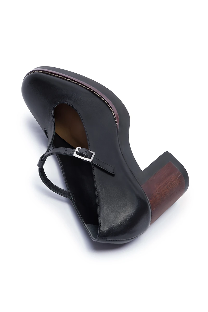 Bernardo Noto T-Strap Mary Jane Heels