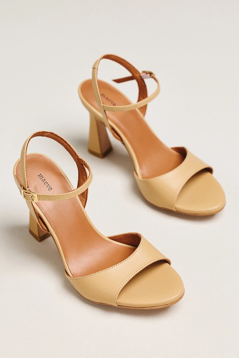 Maeve Ankle Strap Heeled Sandals