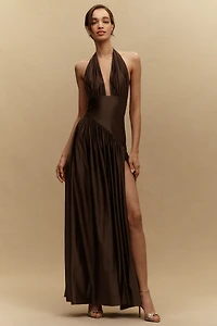 Delfi Collective Rae Asymmetric Maxi Dress