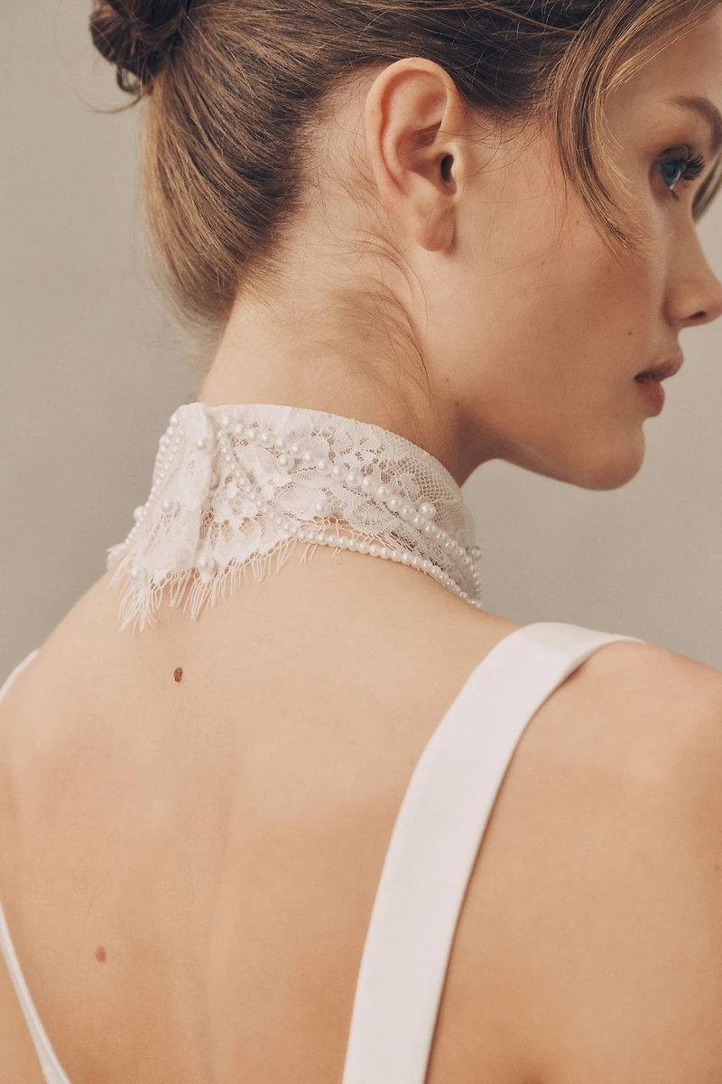 Untamed Petals Lyra Lace Choker Necklace