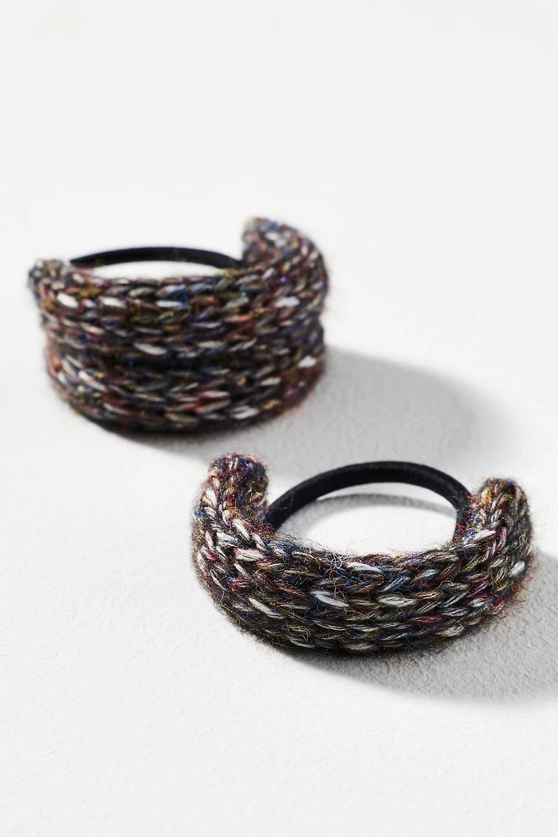 Cozy Pony Cuff Hair Ties, Set of 2