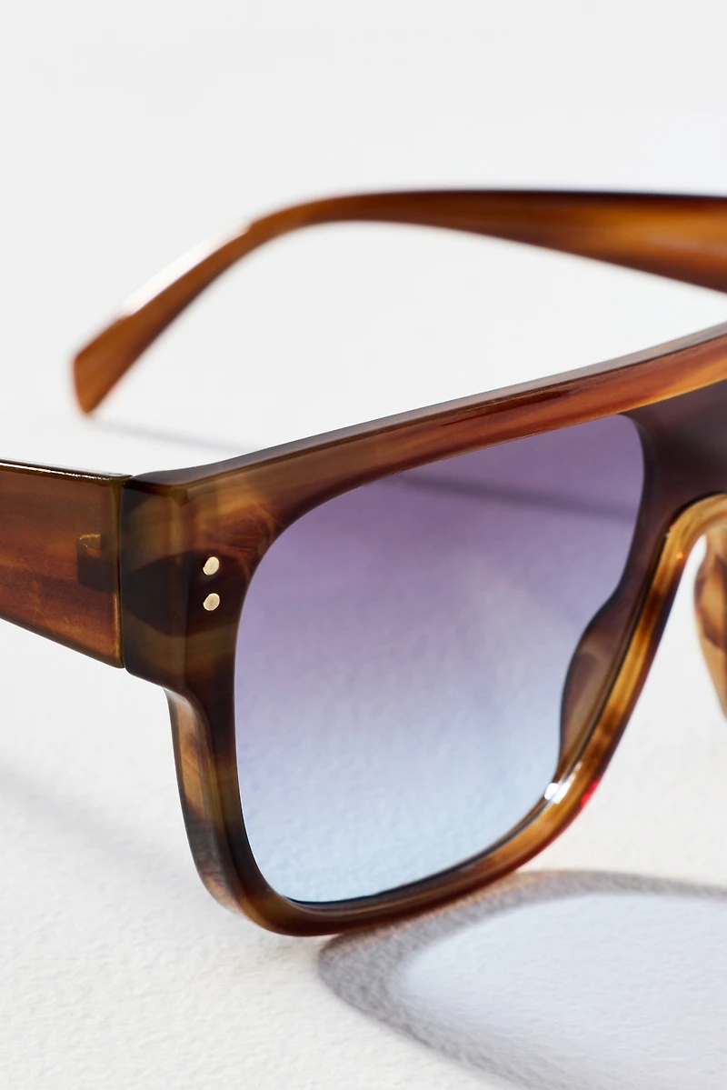 Eyeking Classic Large Flat Top Sunglasses