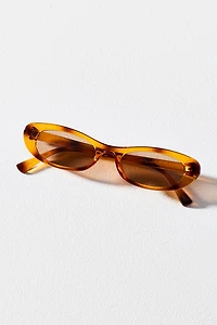 Eyeking Slim East-West Oval Sunglasses