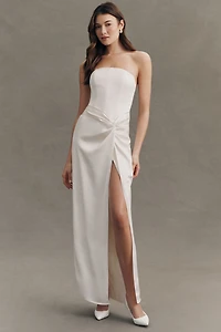 Exclusive: Jenny Yoo Jelena Strapless Maxi Dress