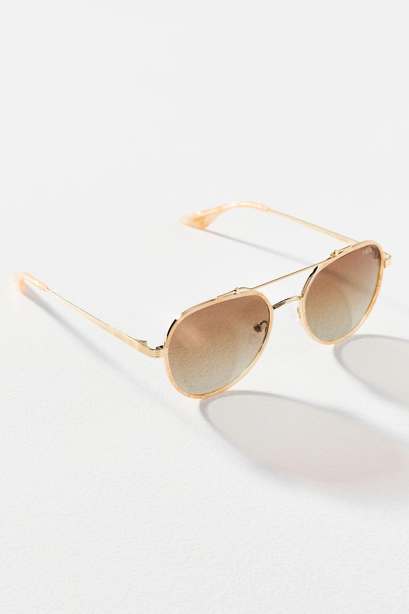 I-SEA Tate Circle Aviator Sunglasses