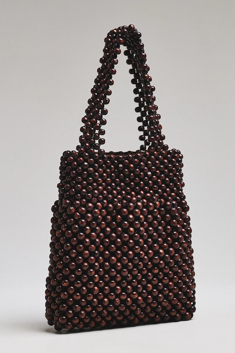 Bembien Maris Wood Beaded Hand Bag