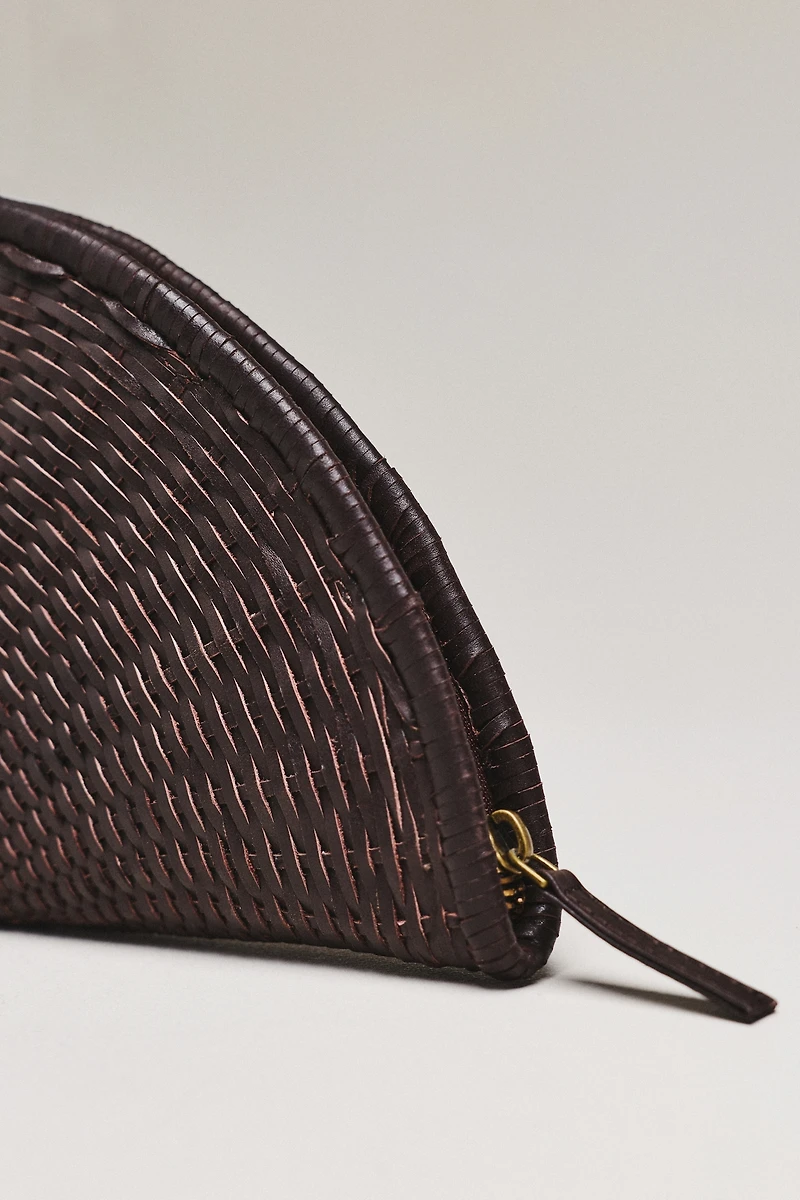Bembien Handwoven Leather Perla Clutch