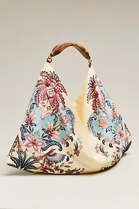 Farm Rio Satin Scarf Medium Bag