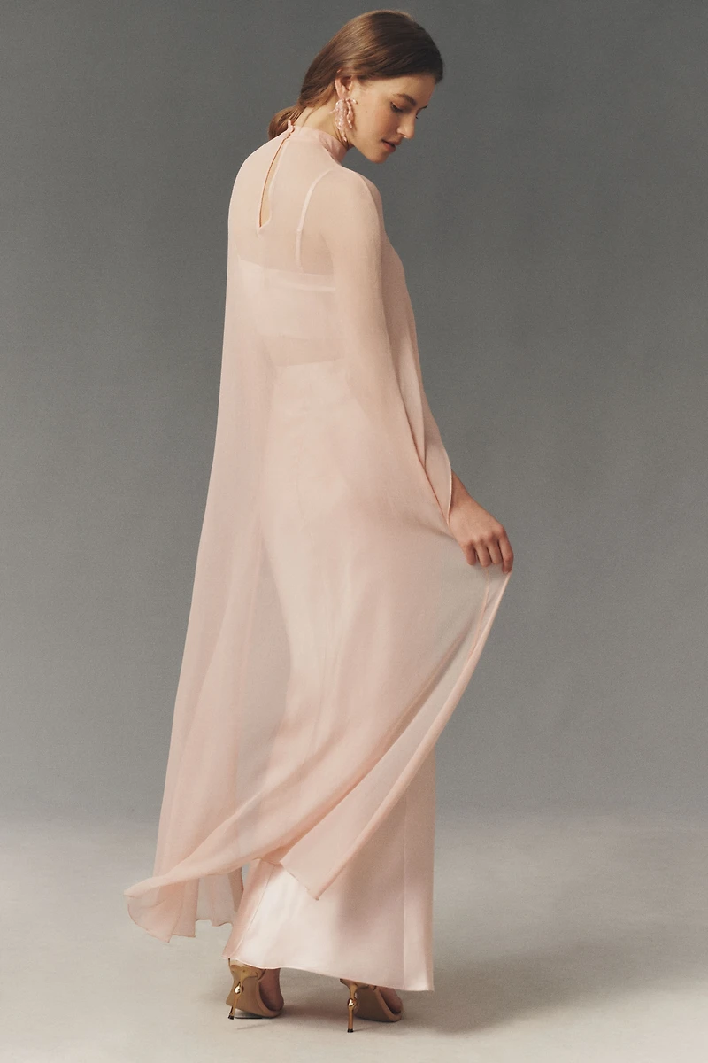 Mare Lydia Satin Skirt and Cape Set