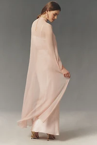 Mare Lydia Satin Skirt and Cape Set