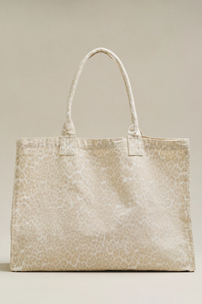 Anine Bing Leo Canvas Tote Bag