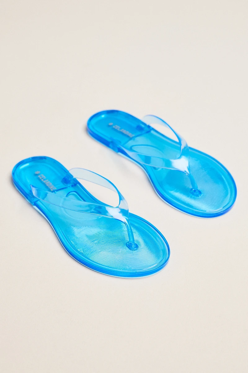 Celandine Jelly Flip Flops
