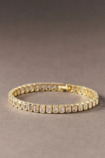 Shashi Emerald Cut Baguette Tennis Bracelet
