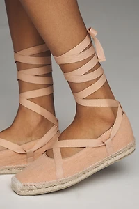 Castaner Petunia Ankle-Tie Flats