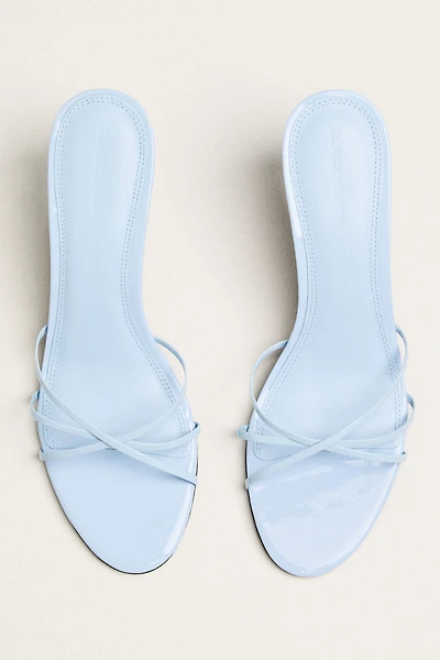 Black Suede Studio Jaya Strappy Heeled Sandals