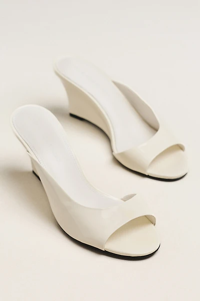 Black Suede Studio Arisha Wedge Sandals