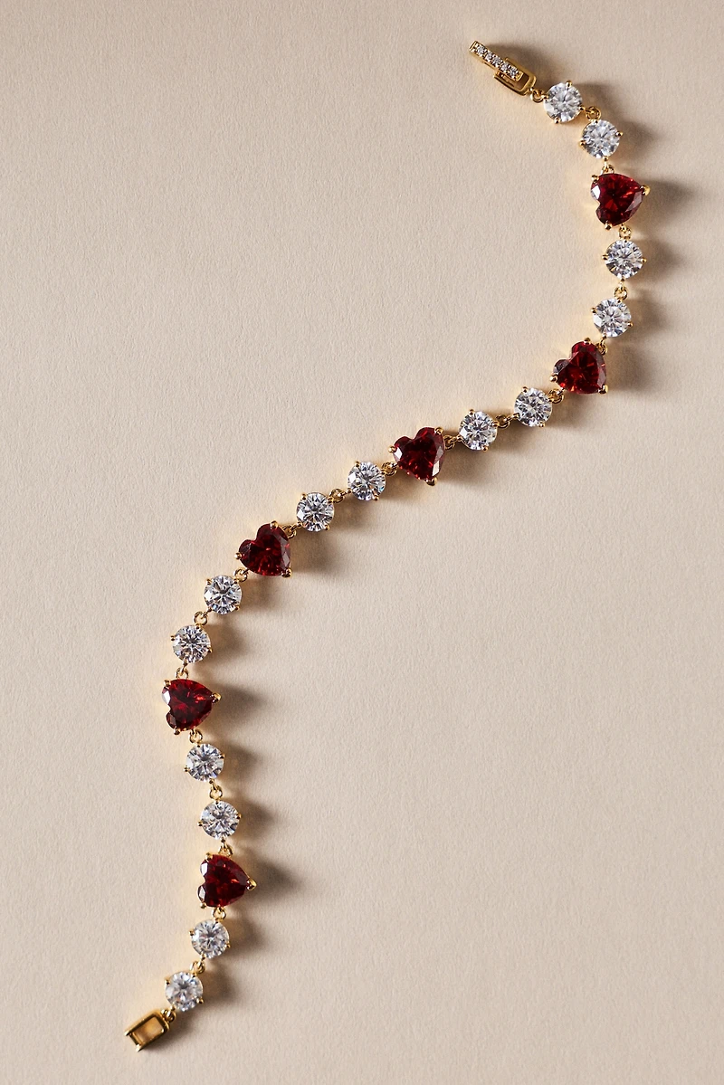 NADRI Le Bisou Heart Bracelet