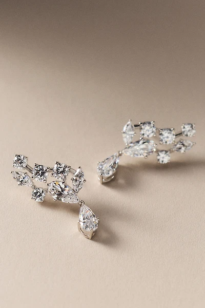 NADRI Riviera Cluster Drop Climber Earrings