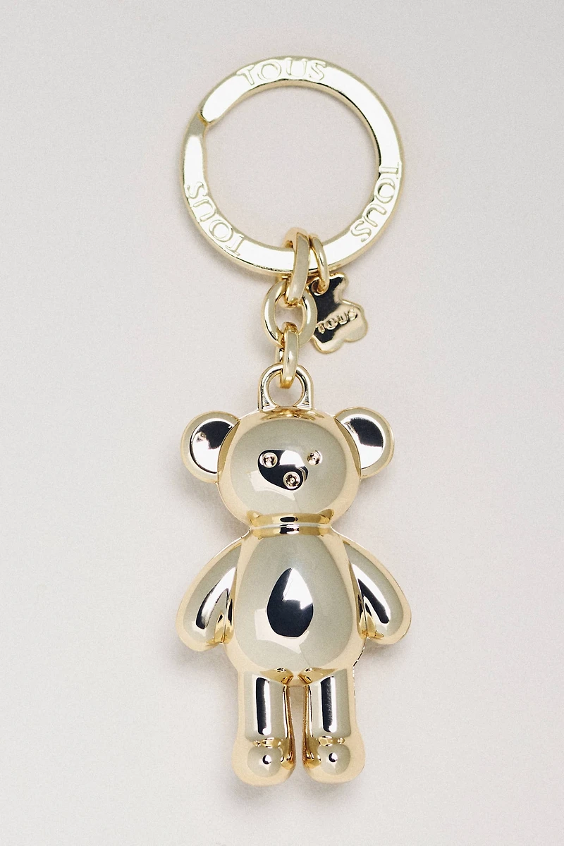 TOUS Metal Teddy Bear Bag Charm