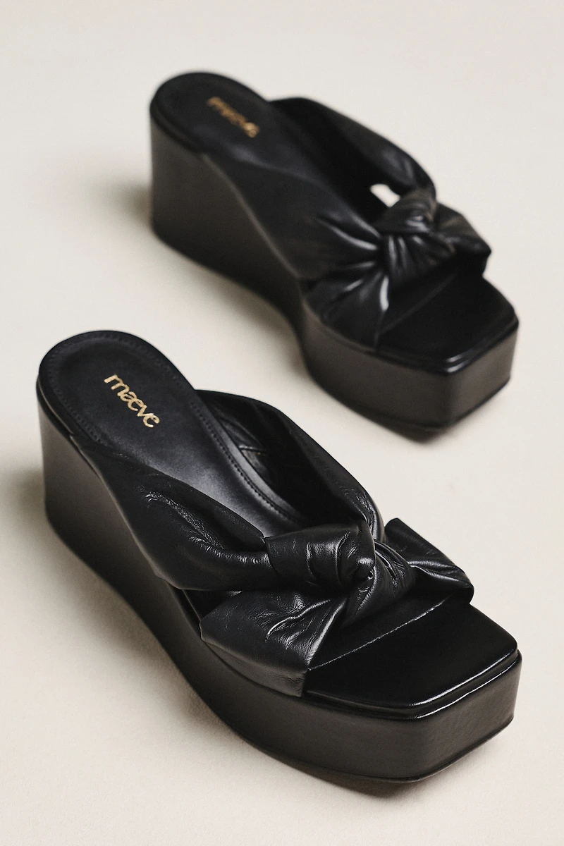 Maeve Knotted Platform Sandals